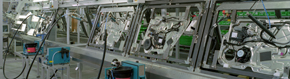 Montageanlage f&uuml;r T&uuml;rmodule